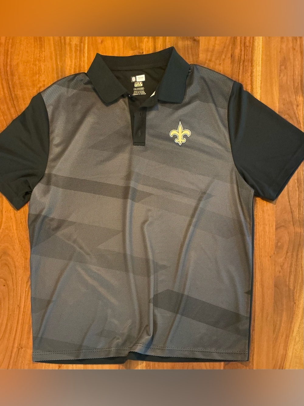 New Orleans Saints NFL Team Apparel TX3 Cool Polo Men’s 2XL